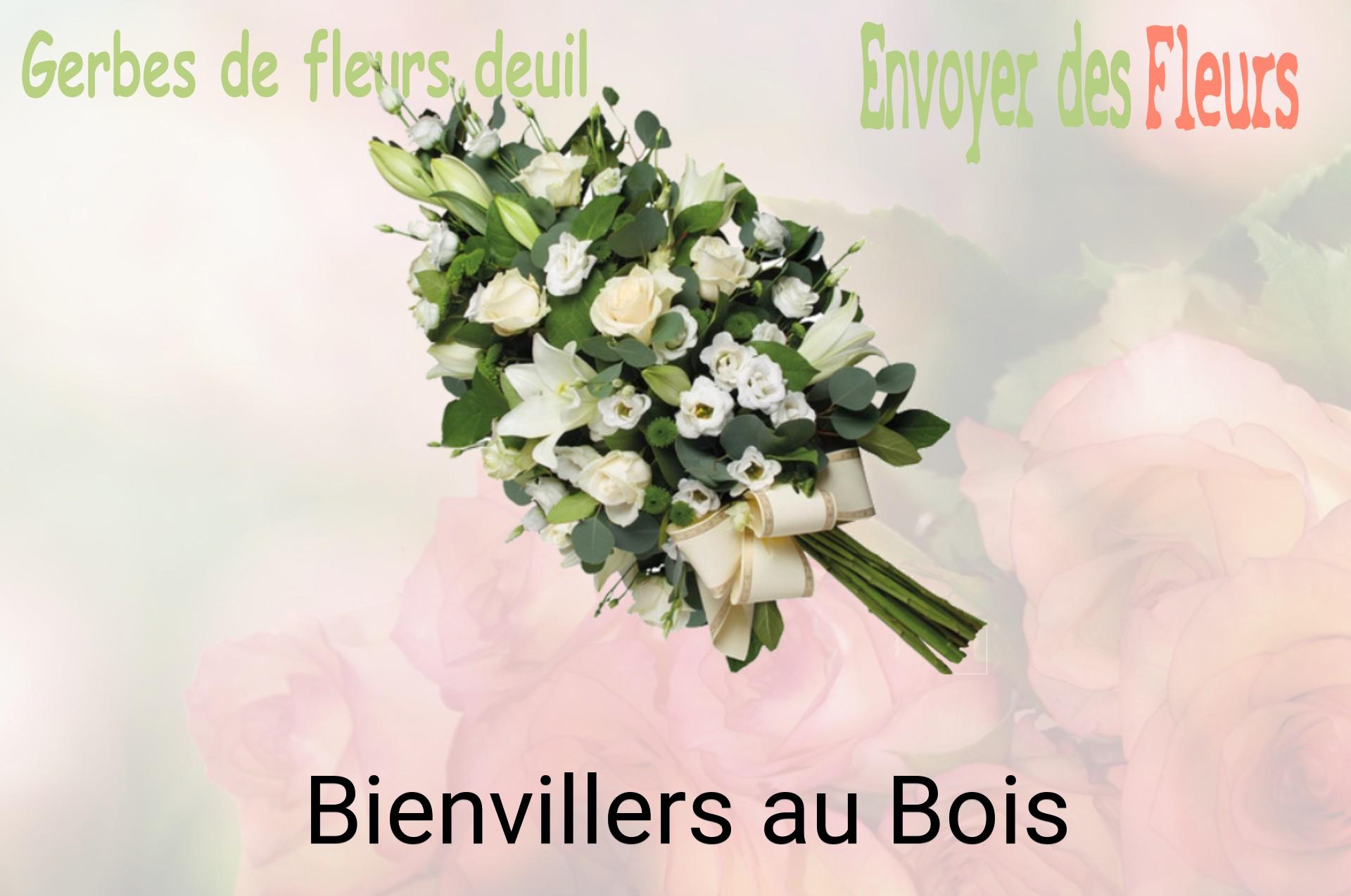 Gerbe de fleurs de deuil livrée à Bienvillers-au-Bois